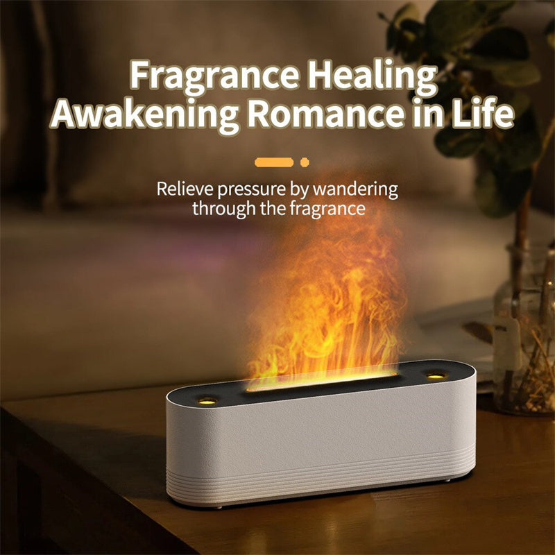 Flame LED Aroma Diffuser – Ultrasonic Cool Mist