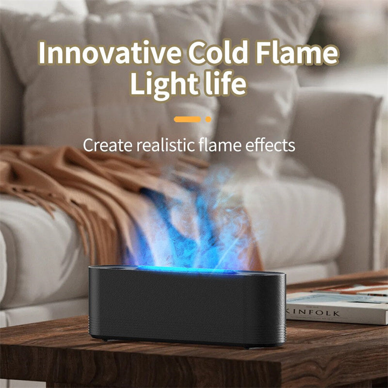 Flame LED Aroma Diffuser – Ultrasonic Cool Mist