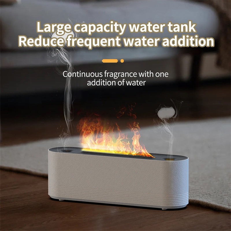 Flame LED Aroma Diffuser – Ultrasonic Cool Mist
