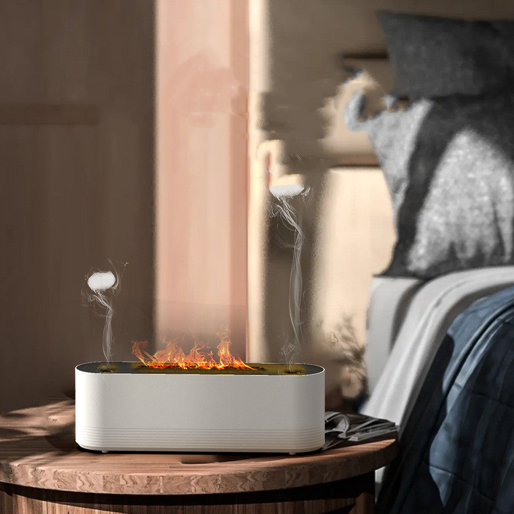 Flame LED Aroma Diffuser – Ultrasonic Cool Mist