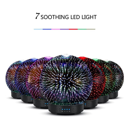 3D LED Aroma Diffuser - Home Fragrance