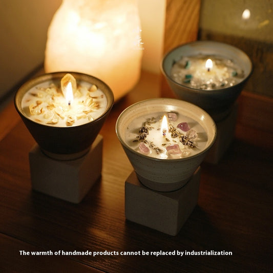 Komori Crystal Plant Scented Candle