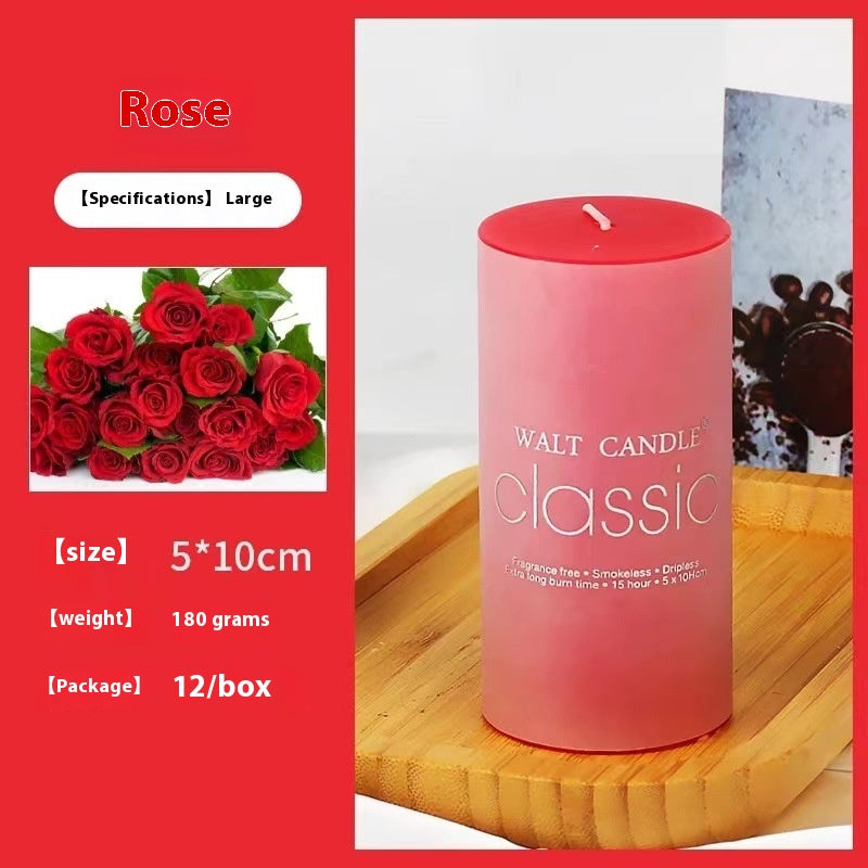 Color Scented Smokeless Candle