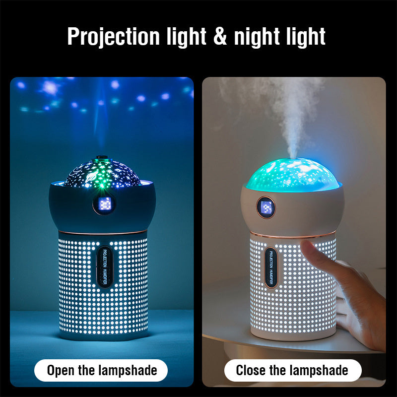 Projection Night Light Aroma Humidifier