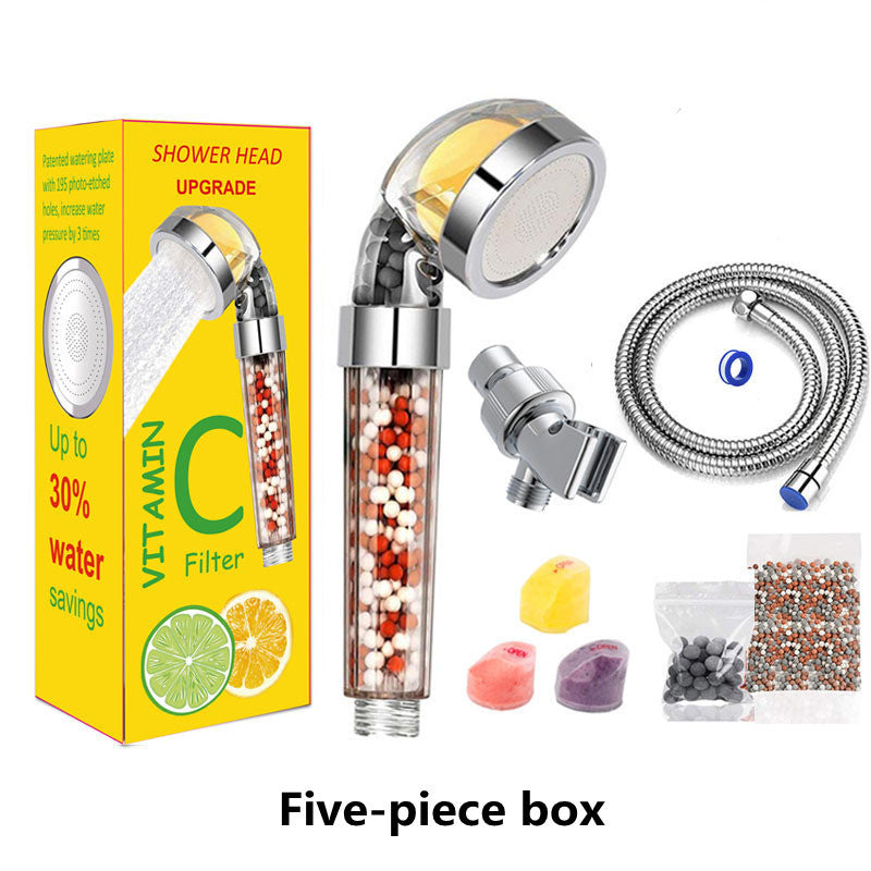 Vitamin C Lemon Scent High-Pressure Shower Head