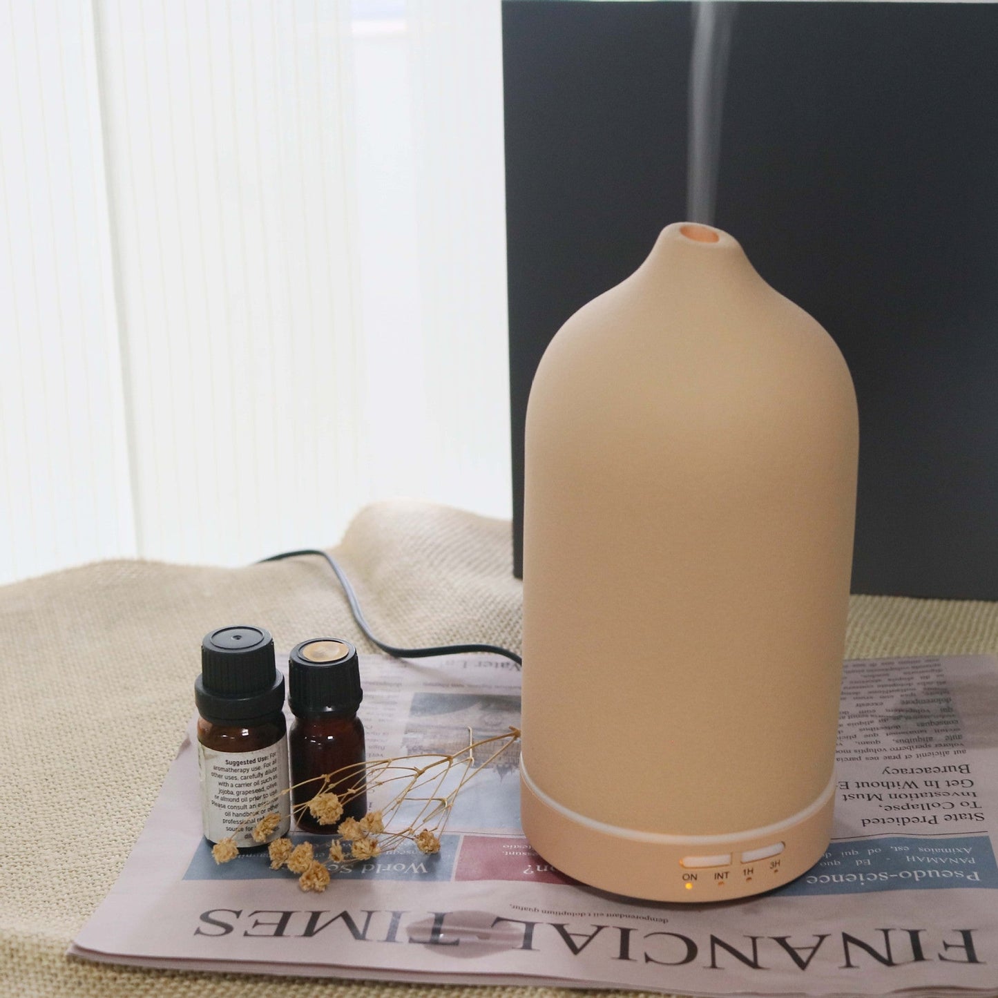 Ceramic Ultrasonic Aroma Diffuser - Home Fragrance